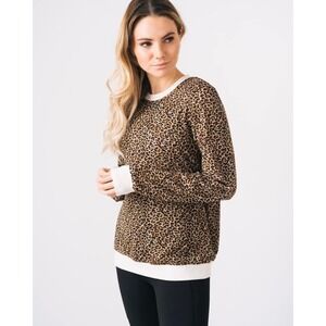 Zyia Active Jaguar Sweatshirt Size XS‎ Casual Comfortable Long Sleeve Pullover